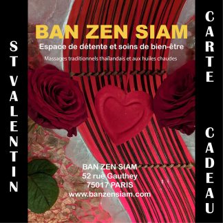 e-Carte cadeau ST VALENTIN - BAN ZEN SIAM